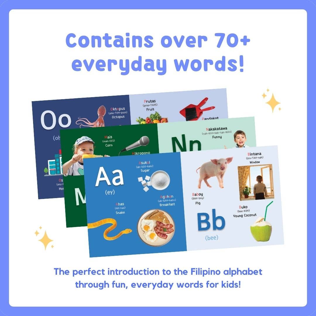 Heritage Kids Press - Wholesale Preschool Book (3-5) - My First Filipino Alphabet / Ang Aking Unang Alpabetong Pilipino2