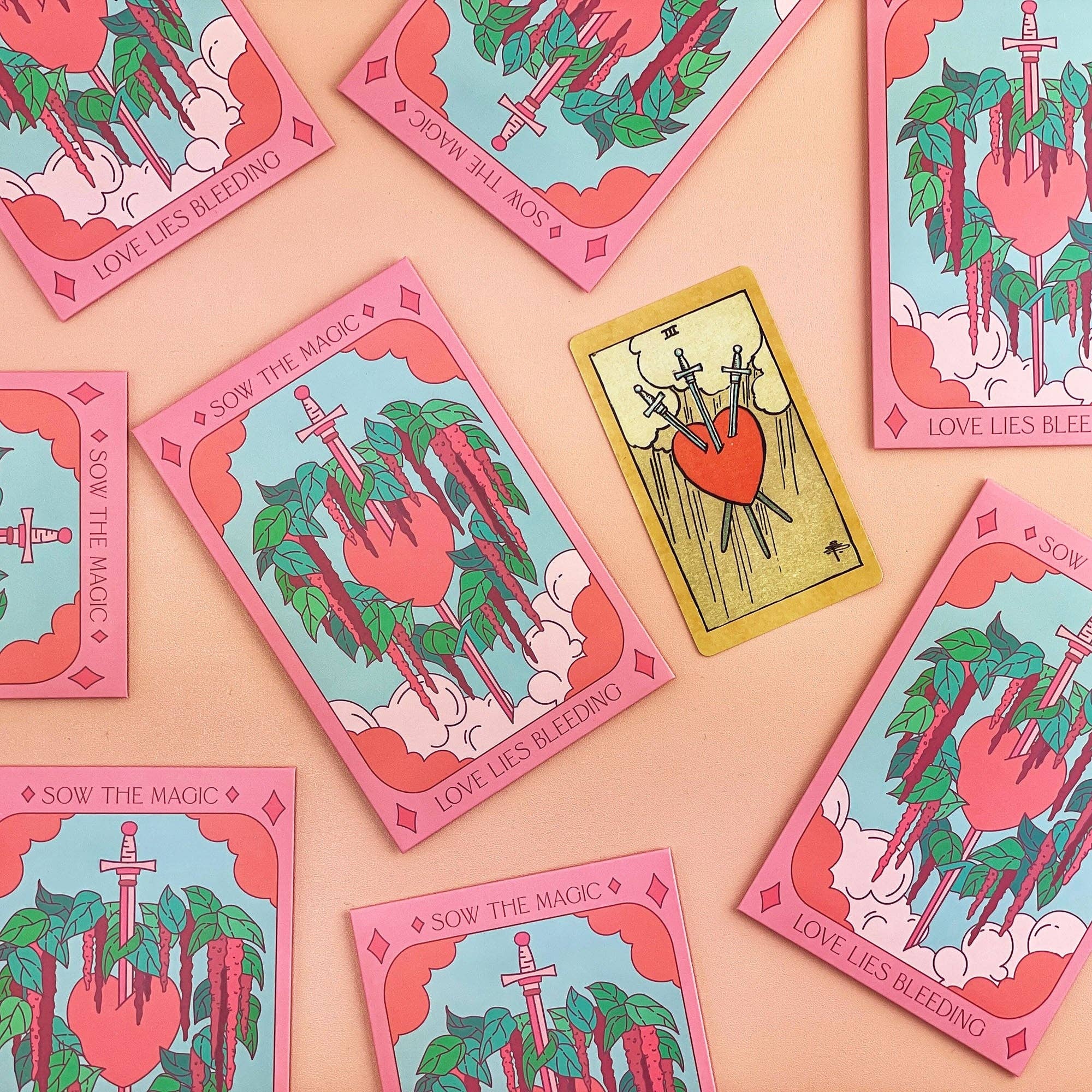 Sow the Magic – Großhandel Pflanzensamen – Liebesblutende Tarot-Saatgutpackung1