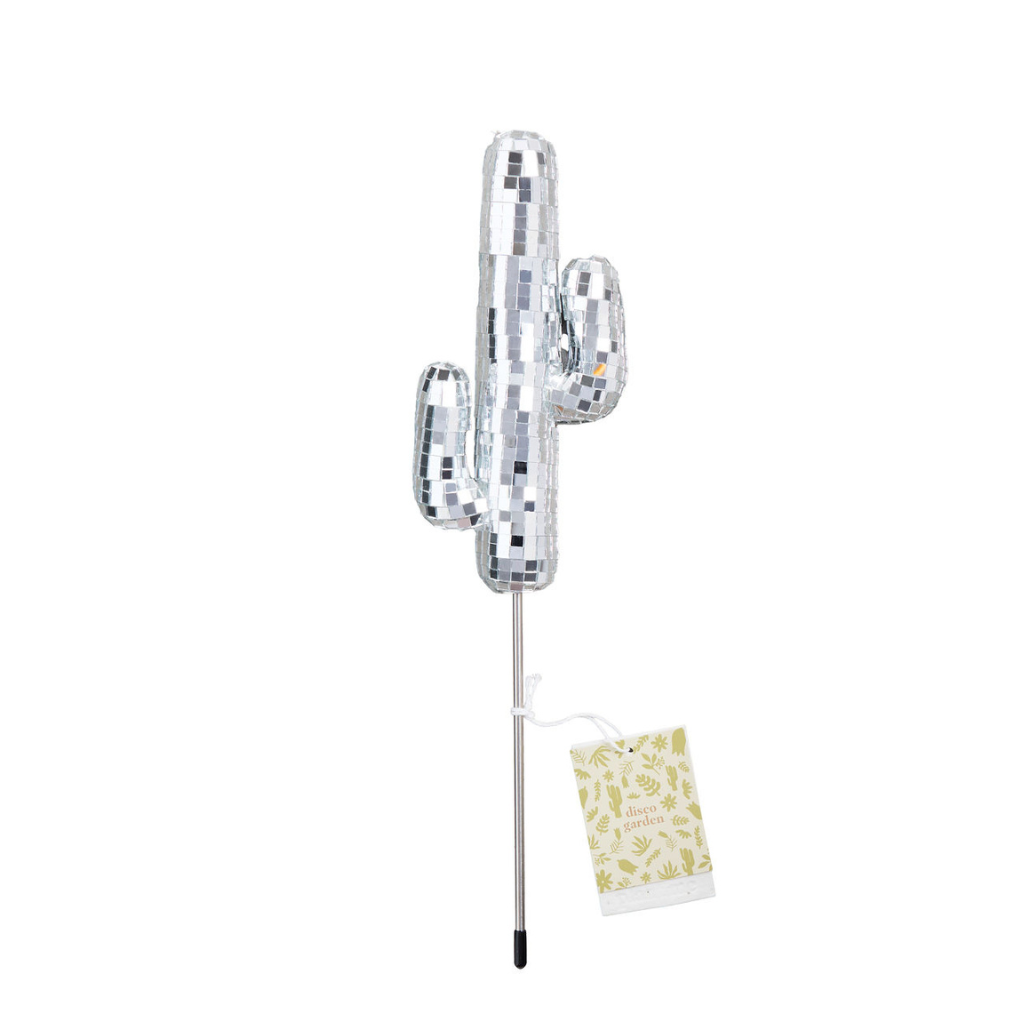 Paloverde Botanicals - Wholesale Garden/Lawn Stake - Disco Cactus - Mirror Disco Ball Decorative Plant Stakes2