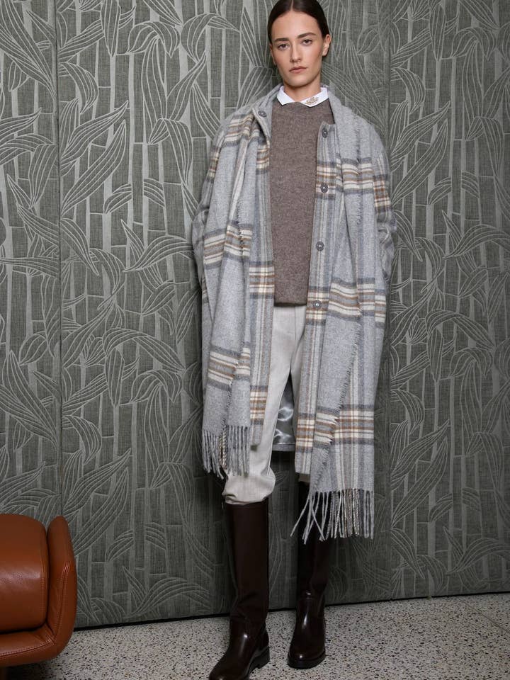 Mantel mit Schal für den Großhandel von Spoon