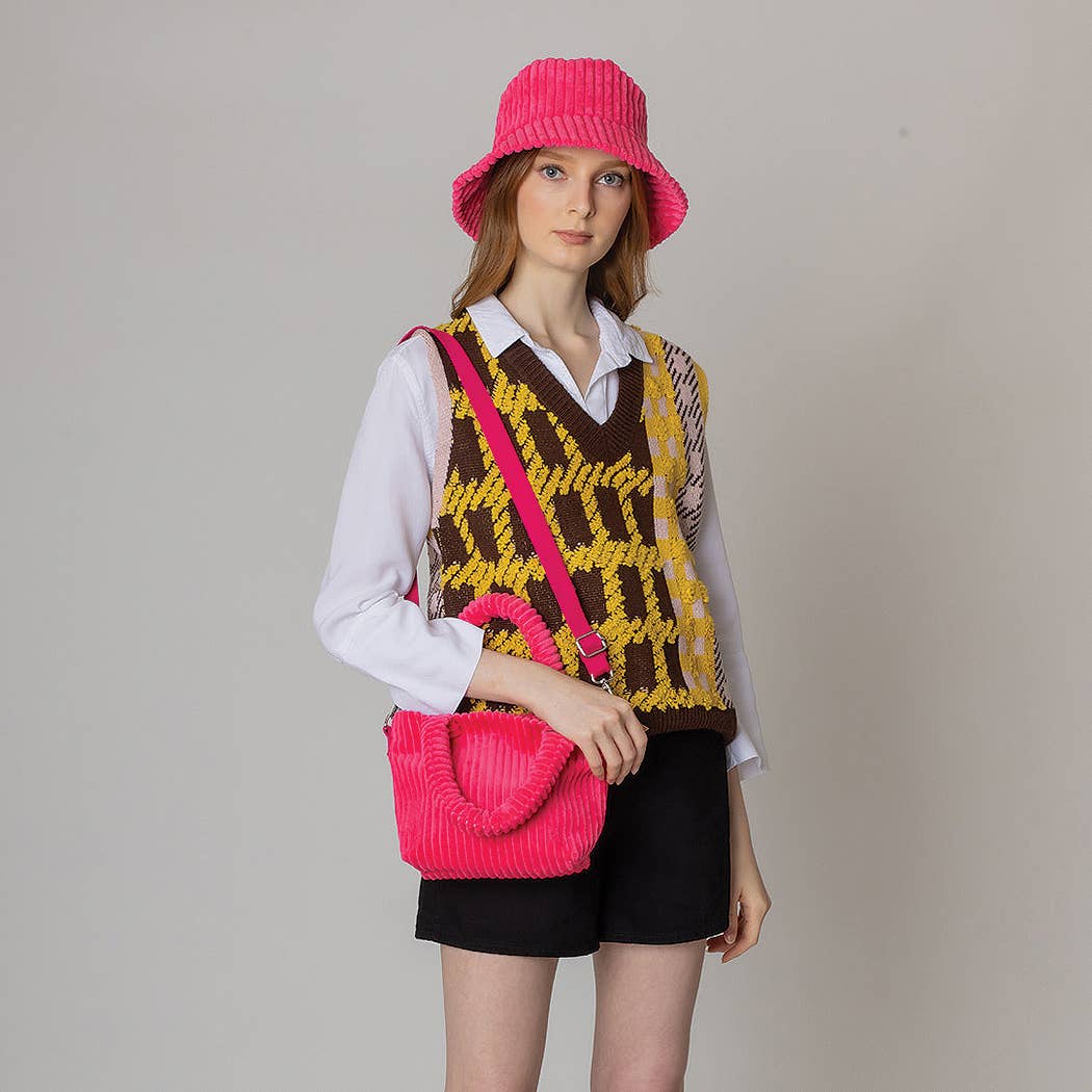 Fashion City – wholesale Bucket Hat - Dam – Solid Corduroy Bucket Hat11