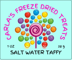 CARLA'S FREEZE DRIED TREATS LLC. - Wholesale Taffy - Freeze Dried Salt Water Taffy1