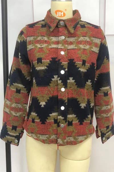 Miss Sparkling - Vendita all'ingrosso Giacca a camicia - Donna - Giacca Western in stile coperta2