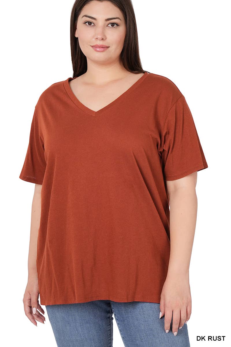 Vanilla Monkey - Venta al por mayor Túnica - Mujer - Camiseta de Novio Plus con Cuello en V2