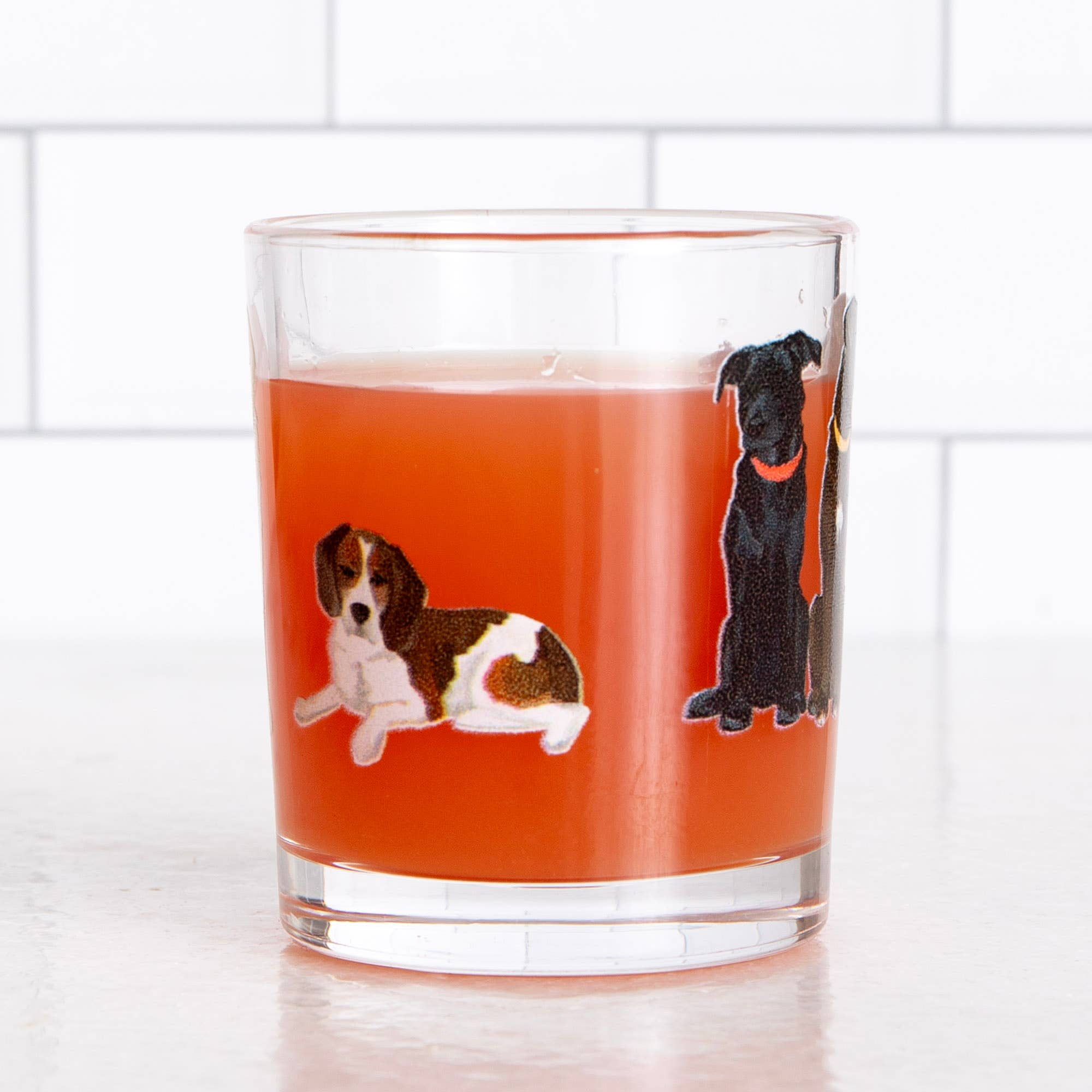 1canoe2 | One Canoe Two Paper Co. - Wholesale Drinking Glass/Cup - Furry Friends Dogs Short Juice Glass Set4