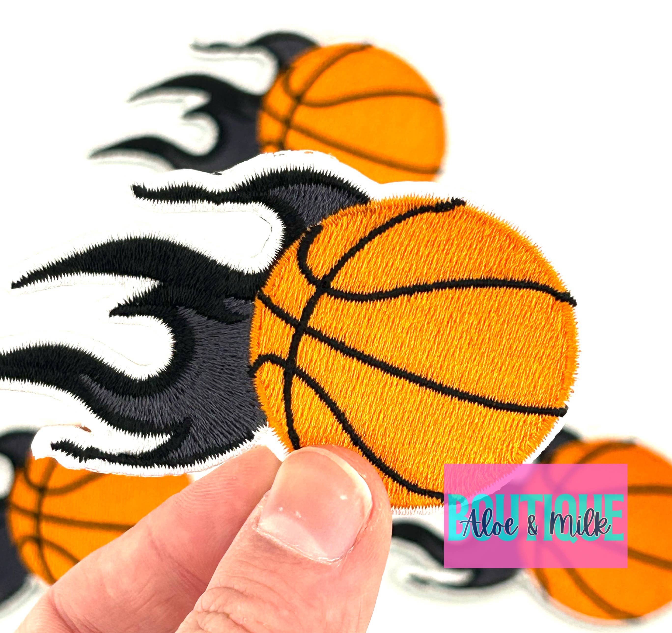 Aloe and Milk Boutique - Wholesale Patch - Basketball patch, sports patch, game day patches0
