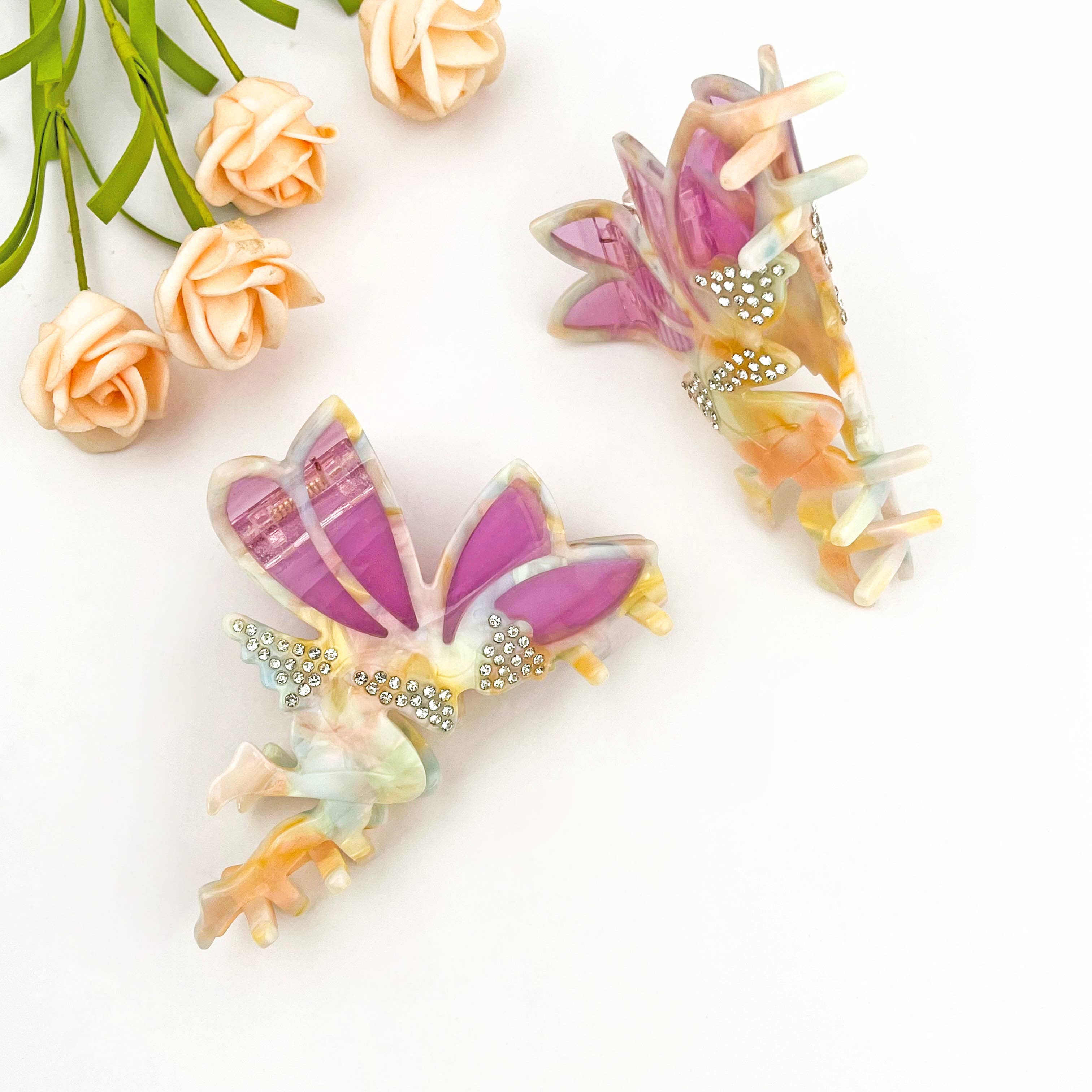 TheDivaSoap - Vente Pince à cheveux – femme - Pince à cheveux fée fleur délicate1