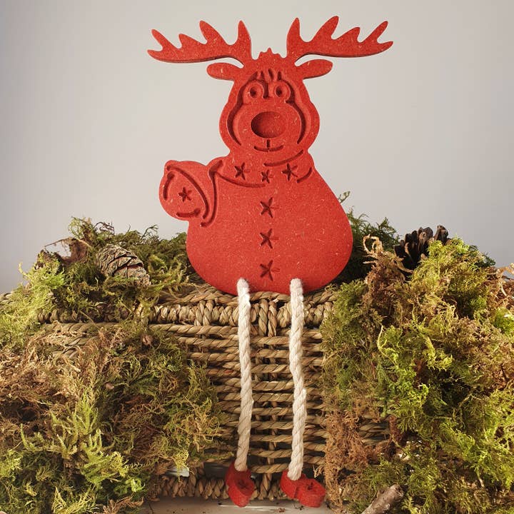 Trä Dangly Ben Barnleksaker | Renar för wholesale av Wood Art Shop