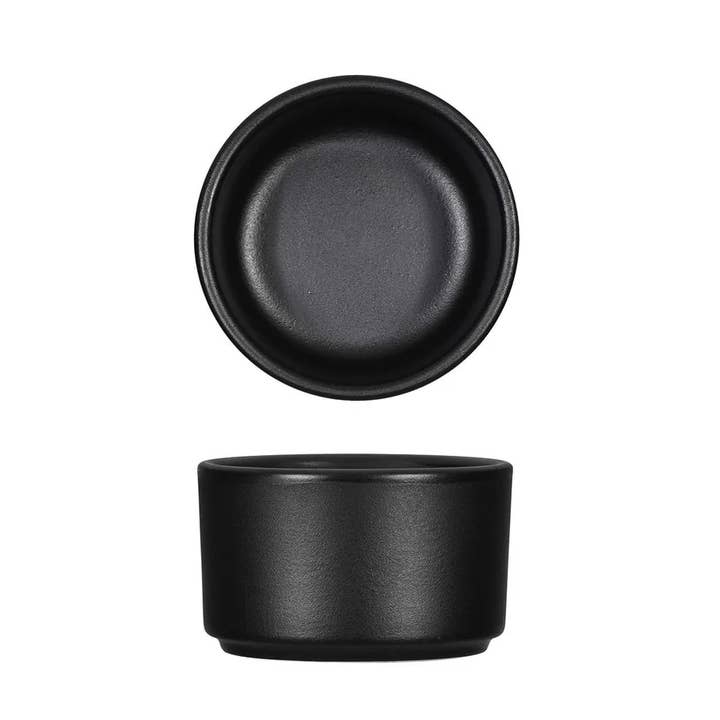 DBX-065C Ramekin - Matte Black for wholesale by Tuxton Home
