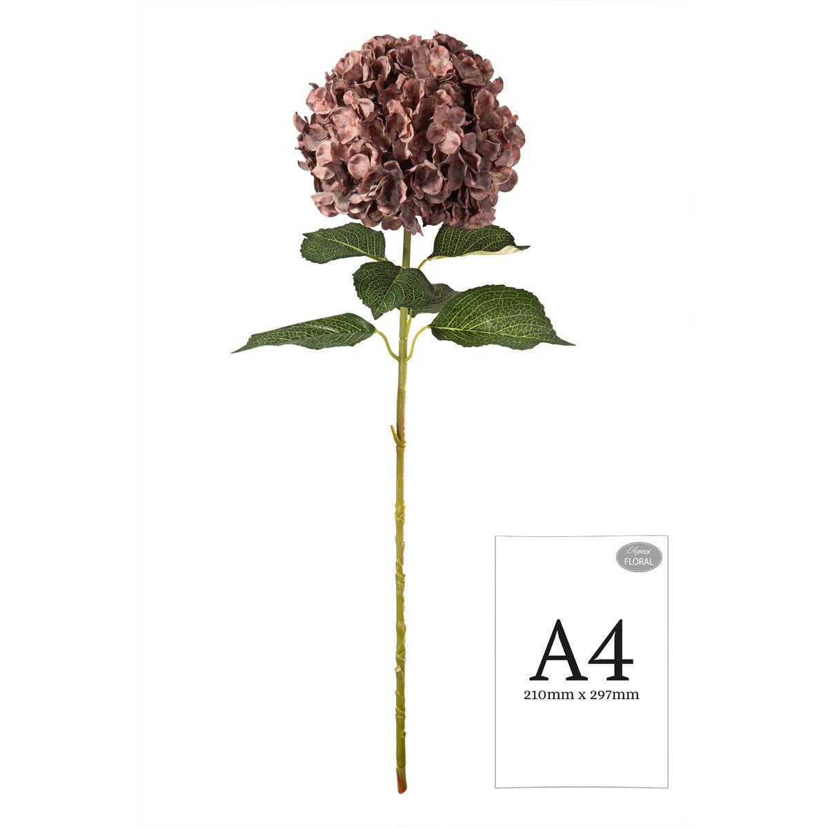 Eleganza Floral - Wholesale Artificial Flowers - Large Head Hydrangea Dusky Pink1