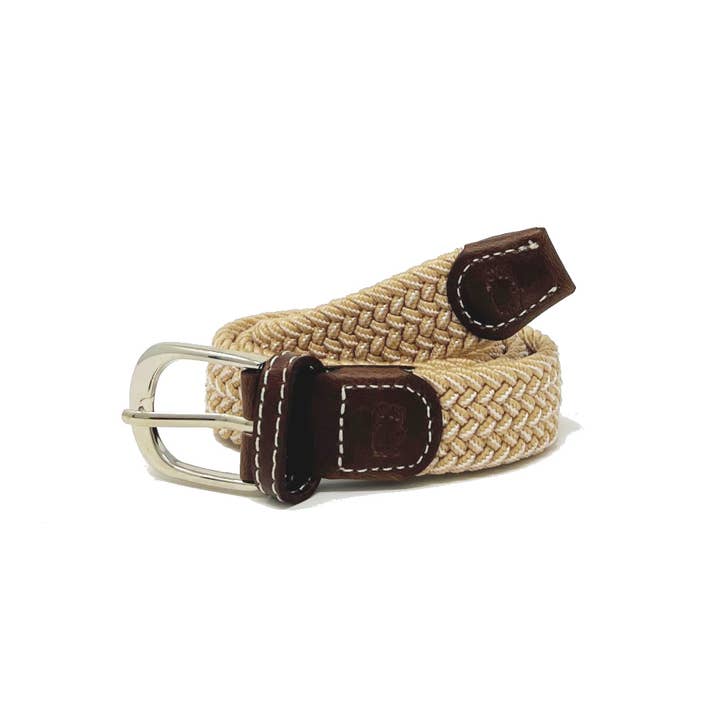 The Lil' Sanibel Kid's Woven Stretch Belt for wholesale by Roostas