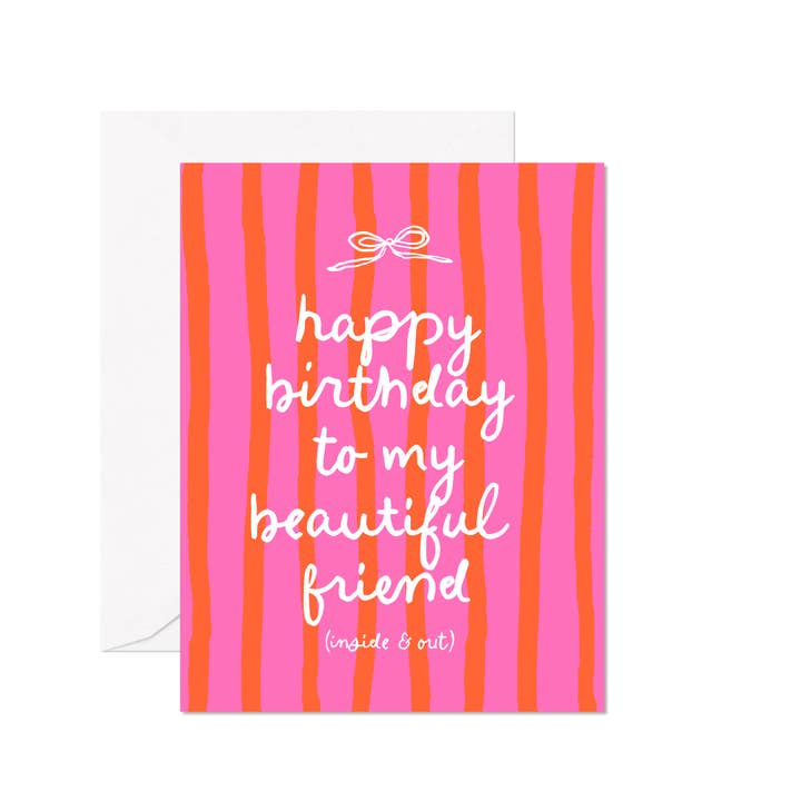 Carte de vœux d'anniversaire pour ma belle amie pour la vente par Socialvites