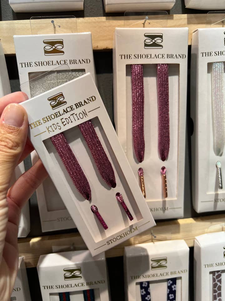 The Shoelace Brand β wholesale Shoelaces β Kids & baby β Kids Glitter Pink β Sparkly Laces for Little Fashion Stars β¨2