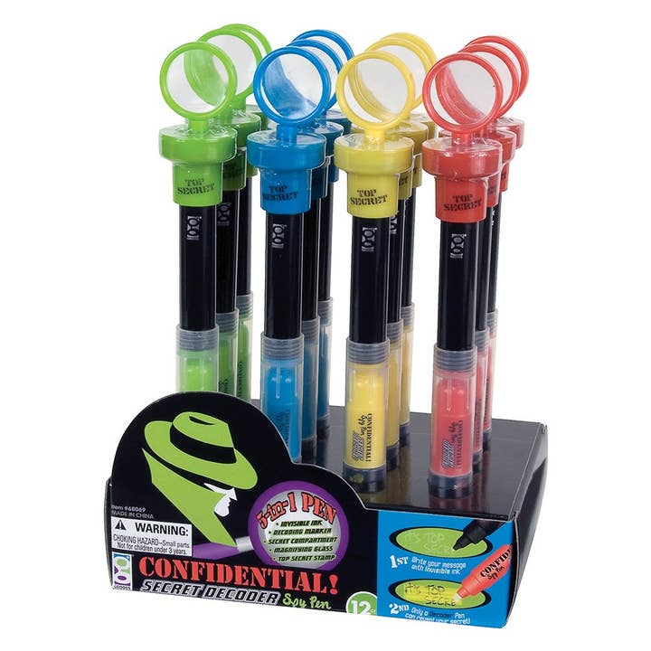 Geddes - Wholesale Pen - Confidential 5-in-1 Spy Pen 12/ds