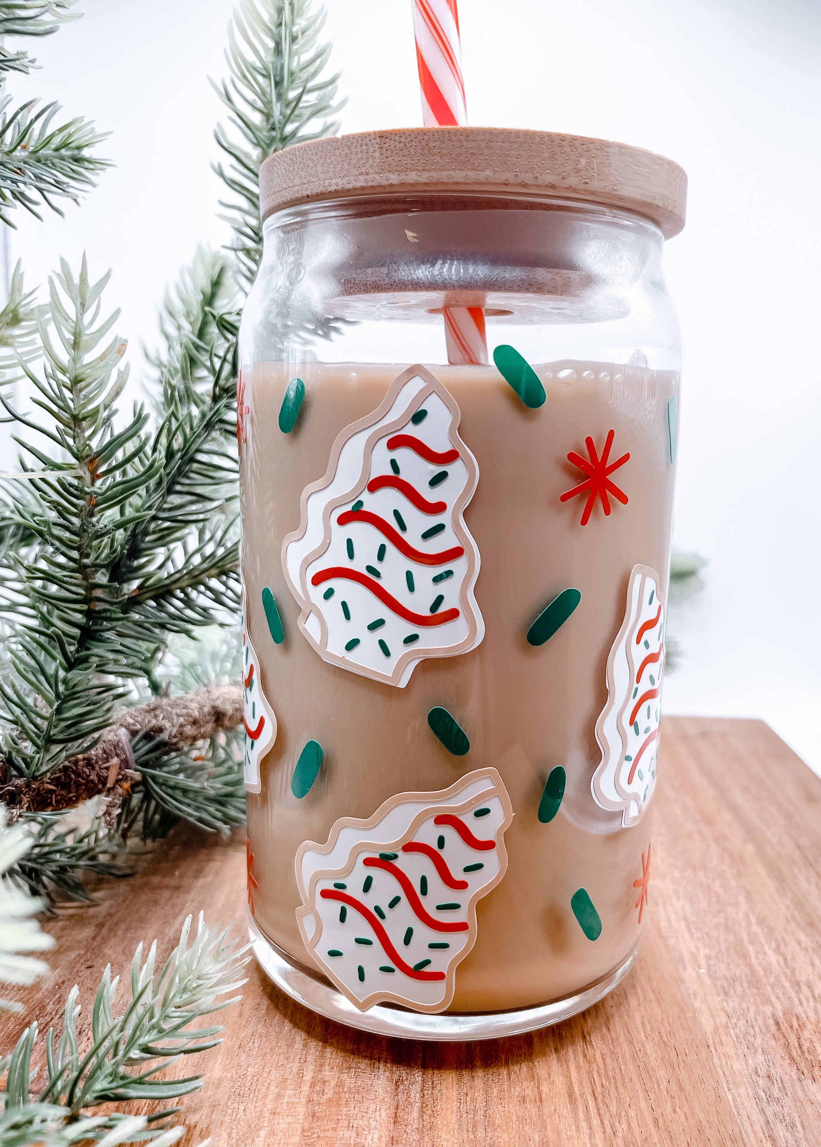 Wild Souls Co - Wholesale Drinking Glass/Cup - Christmas Tree Coffee Beer Can Glass Mug1