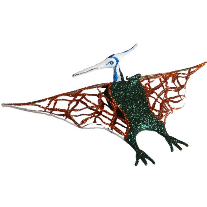 Mia's Polish Treasures - Wholesale Ornament - Pterodactyl Free Blown Glass Ornament Dinosaur3