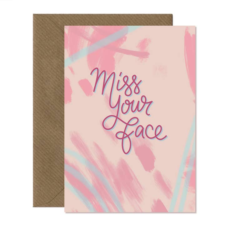 Miss Your Face Glückwunschkarten — 6 Stück für den Großhandel von MarcoLooks