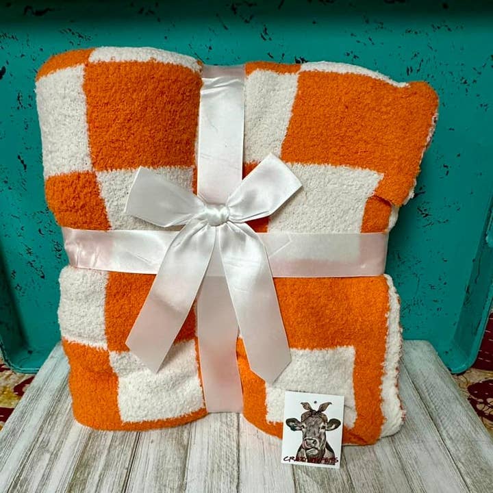 Crazy Heifers Wholesale - Wholesale Throw Blanket - Checkered Print Blankets