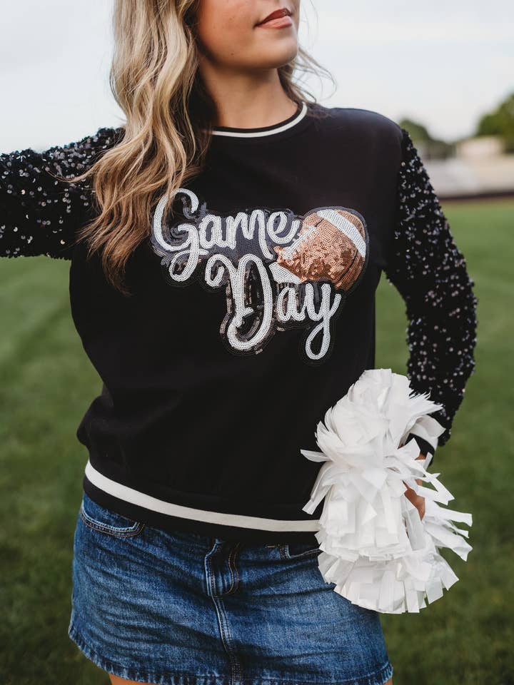 Women's Game Day Sweatshirt for wholesale by Love and Grow Clothing Co