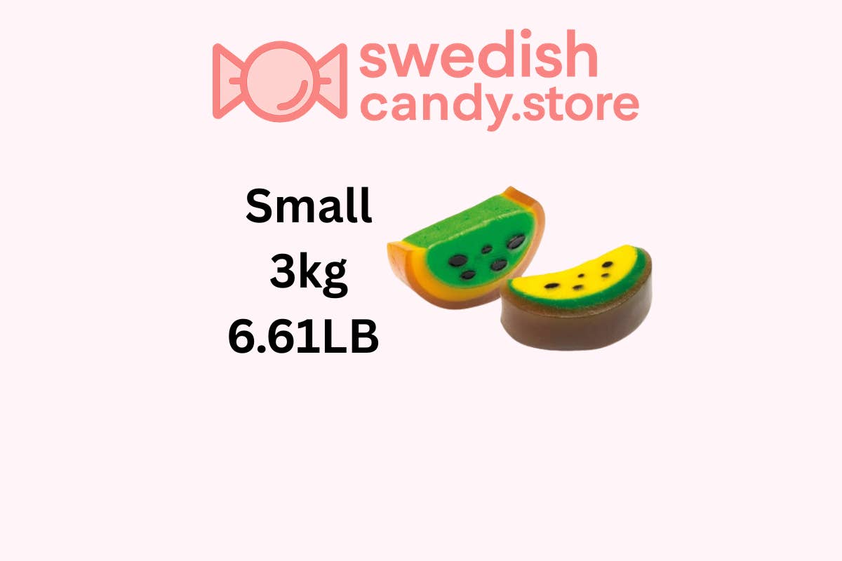Swedish Candy.Store - Swedish Candy - Wholesale Gummy - Swedish Candy Kiwi Slices Licorice 3kg/6.61lb