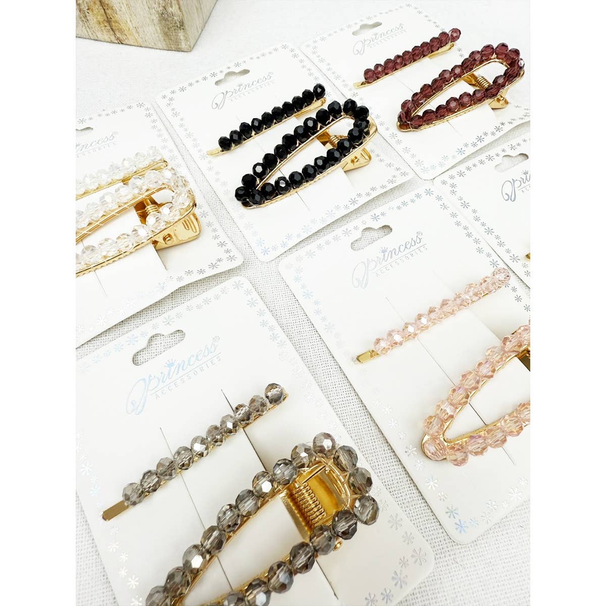 MÉLANGER LA COULEUR Épingle à cheveux en perles scintillantes assorties en vente sur Faire4