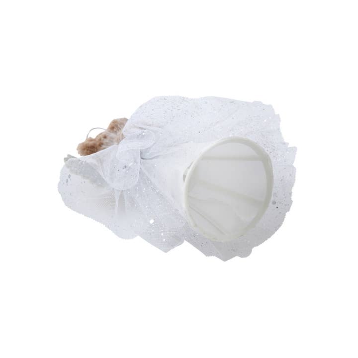 CGB Giftware - Wholesale Tree topper - Little Bear Co. Silver Teddy Bear Tree Topper5