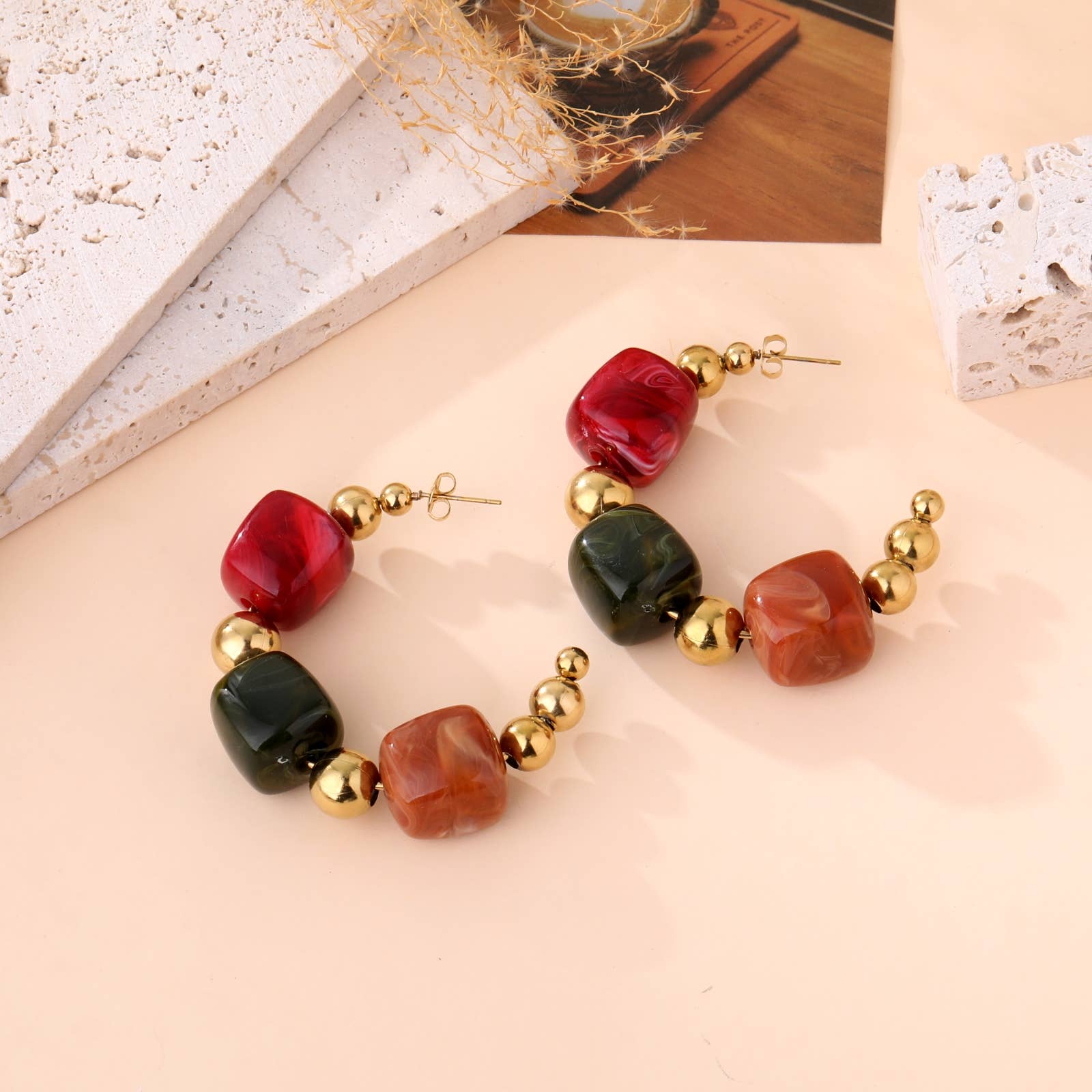 Lovelika - Wholesale Single Earring - Creole hoop earrings - Meredith3