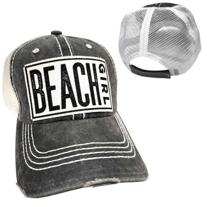 dkhandmade - Wholesale Trucker Hat - Women's - BEACH GIRL | WOMAN'S HAT | DISTRESSED7