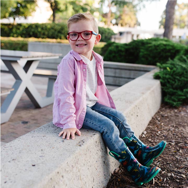 Wildkin - Wholesale Rain Boots – Child - Jurassic Dinosaurs Rain Boots Size 81