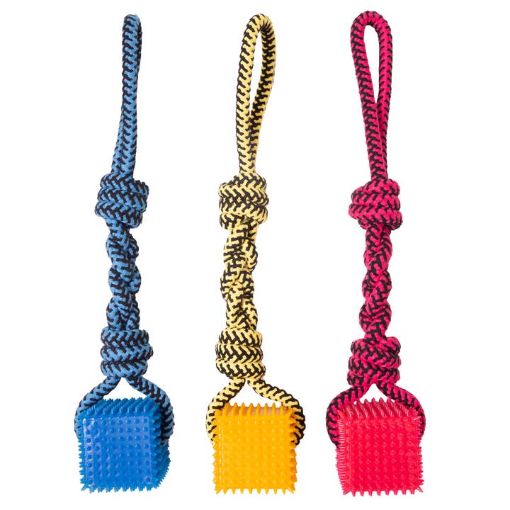 SnugArooz - Wholesale Pet rope toy – Dog - Spike-O-Cube 19"3