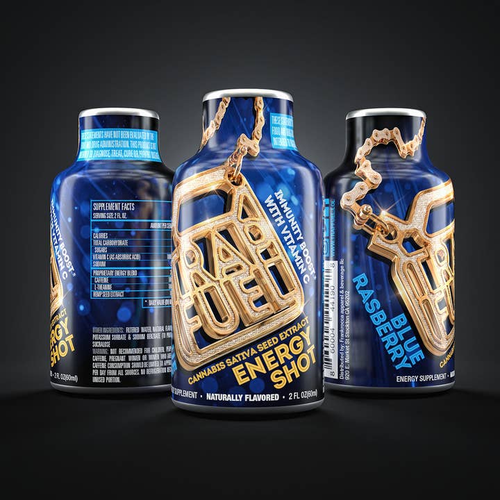 Trap Fuel Energy Shot 60 ml Blaue Himbeere für den Großhandel von Trap Fuel Beverage Holdings