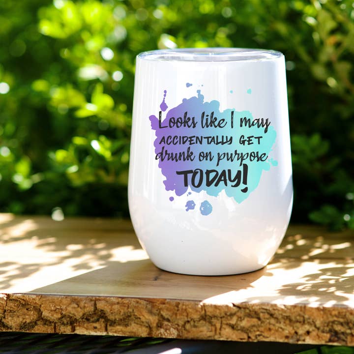 Livy Lou Designs + Co - Venta al por mayor Vaso termo - Vaso de vino | Borracho a propósito