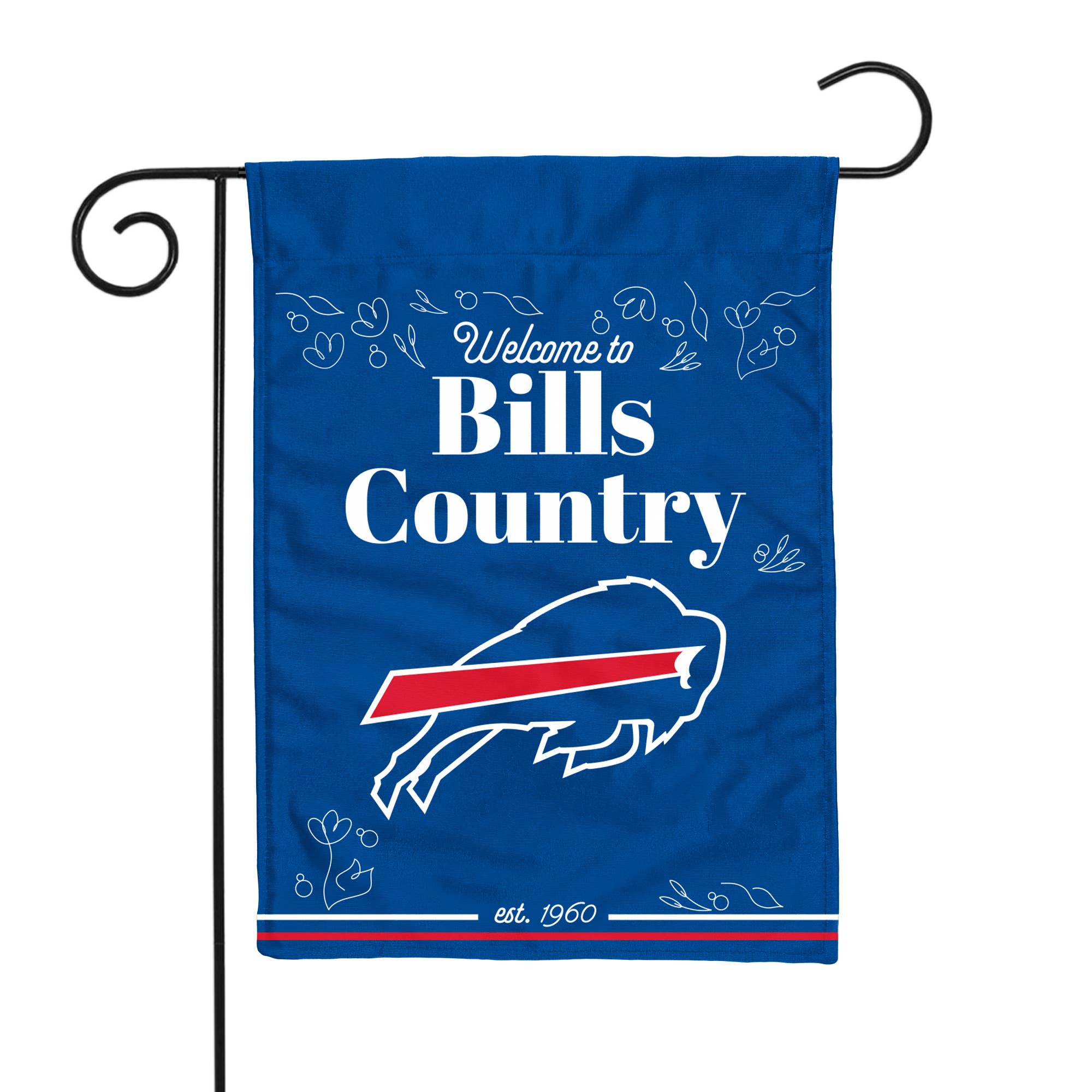 Rico Industries - Wholesale Flag - Buffalo Bills Double Sided Garden Flag