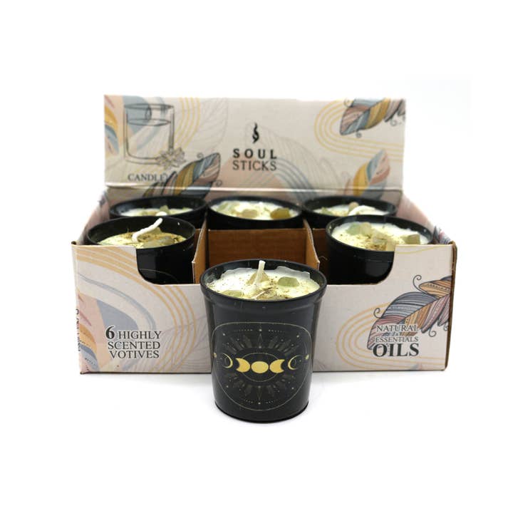 Designs by Deekay Inc. – Großhandel Kerze im Glas / gefüllte Kerze – Golden Moons Duftvotivkerzen (6)1