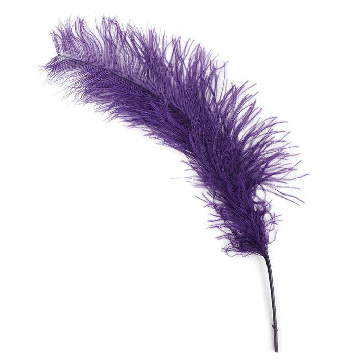 Zucker Feather Products - Wholesale Feathers - Ostrich Feathers-Spads Damaged - Purple