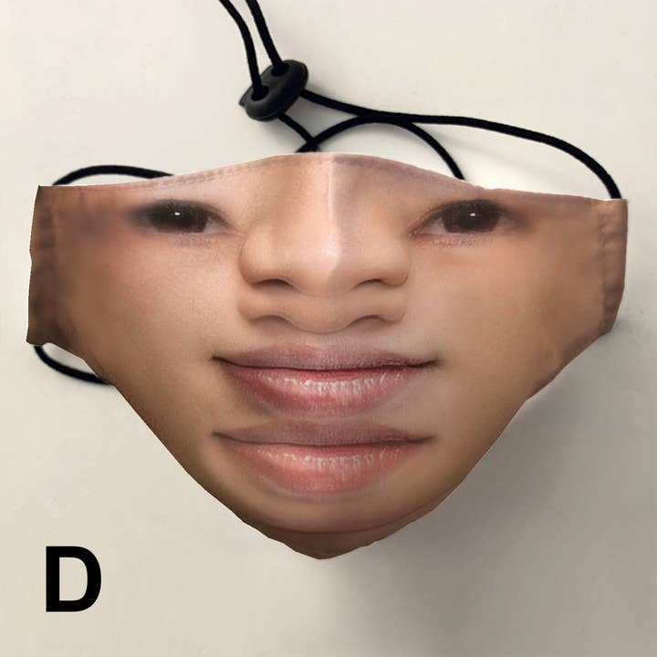 Maskalike - Wholesale Non-Medical Disposable Mask - Double-Vision Anti-Surveillance Realistic Face Mask4
