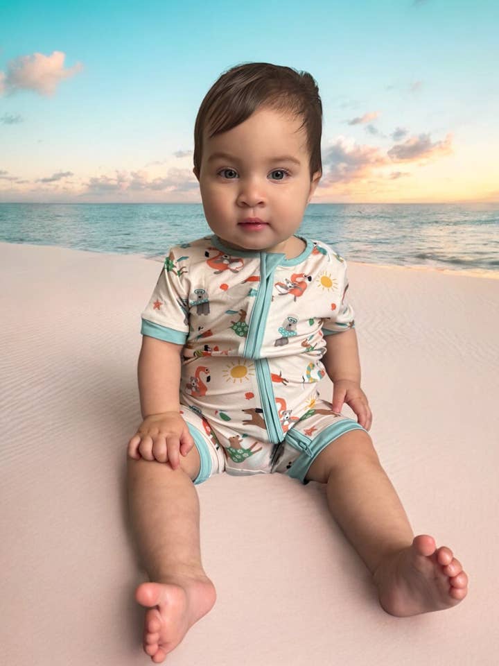 Welpen in der Sonne (Strampler) für den Großhandel von DreamLet