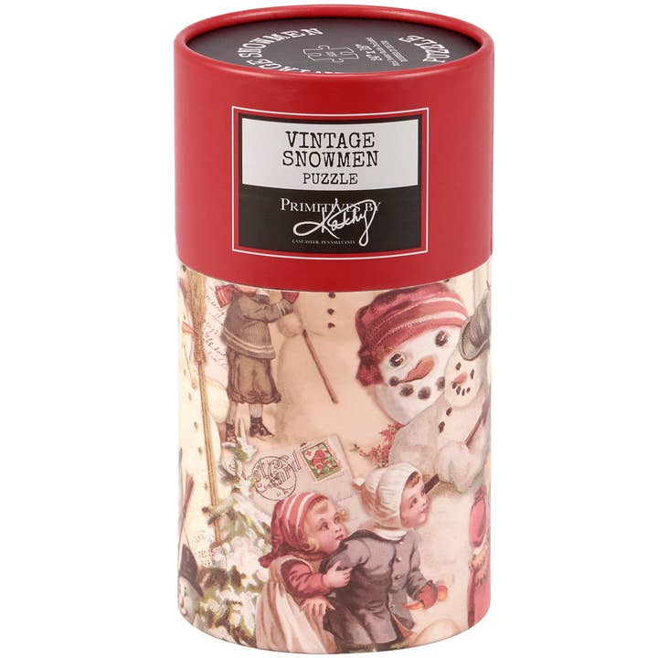 Primitives by Kathy - Wholesale Puzzle - Adult - Vintage Snowmen Puzzle