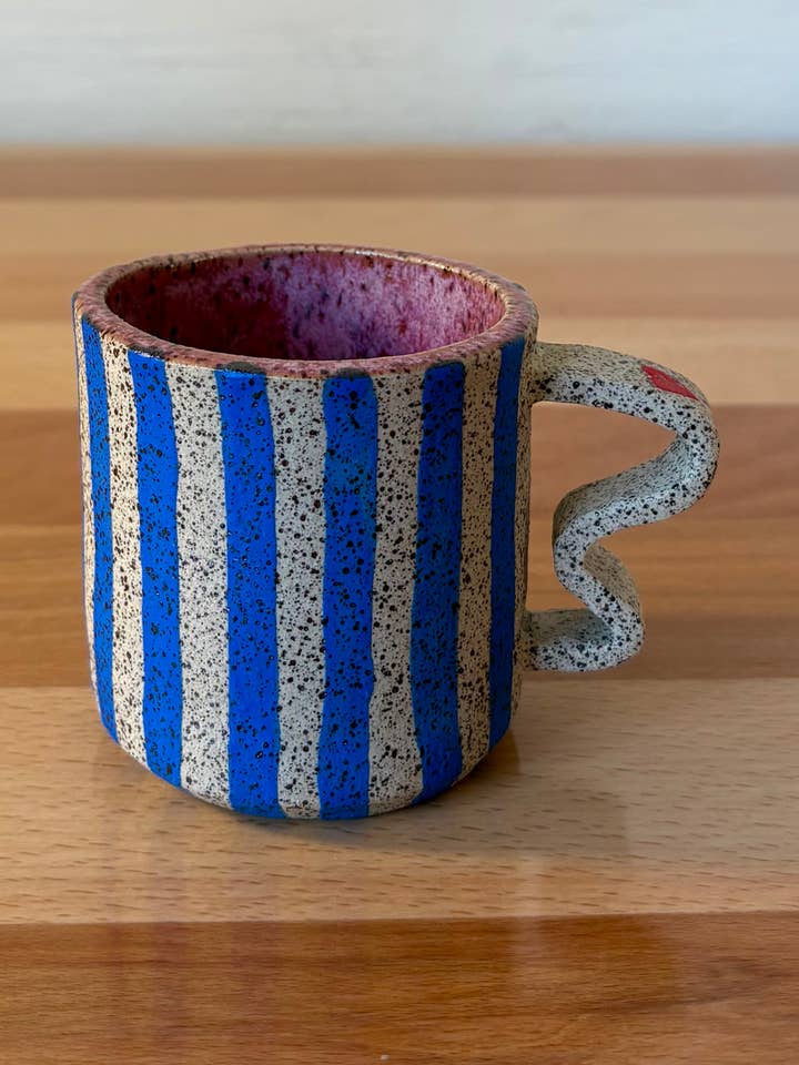 Lil Mugg - Blå Rand för wholesale av Splish Splash Studio