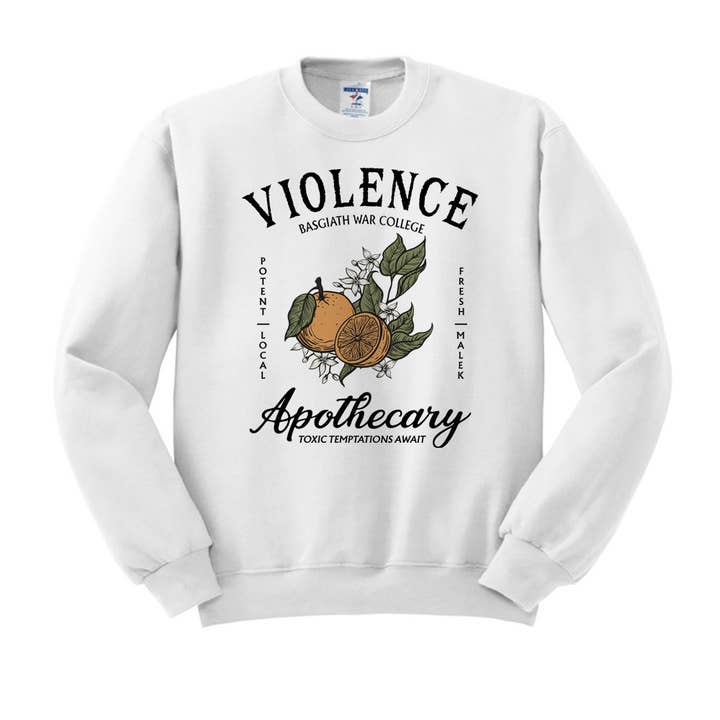 DaisyChainDesignCo - Wholesale Graphic Sweatshirt - Women's - Violence Apothecary Crewneck Sweatshirt5