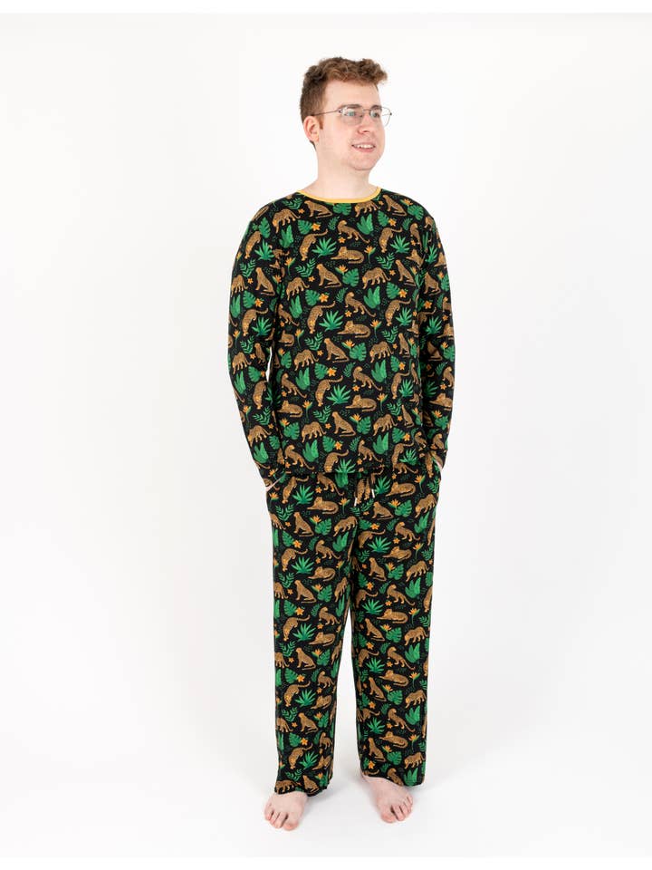 Leveret Pajamas – wholesale Sleepwear set – men's – Men's Bamboo Pajamas