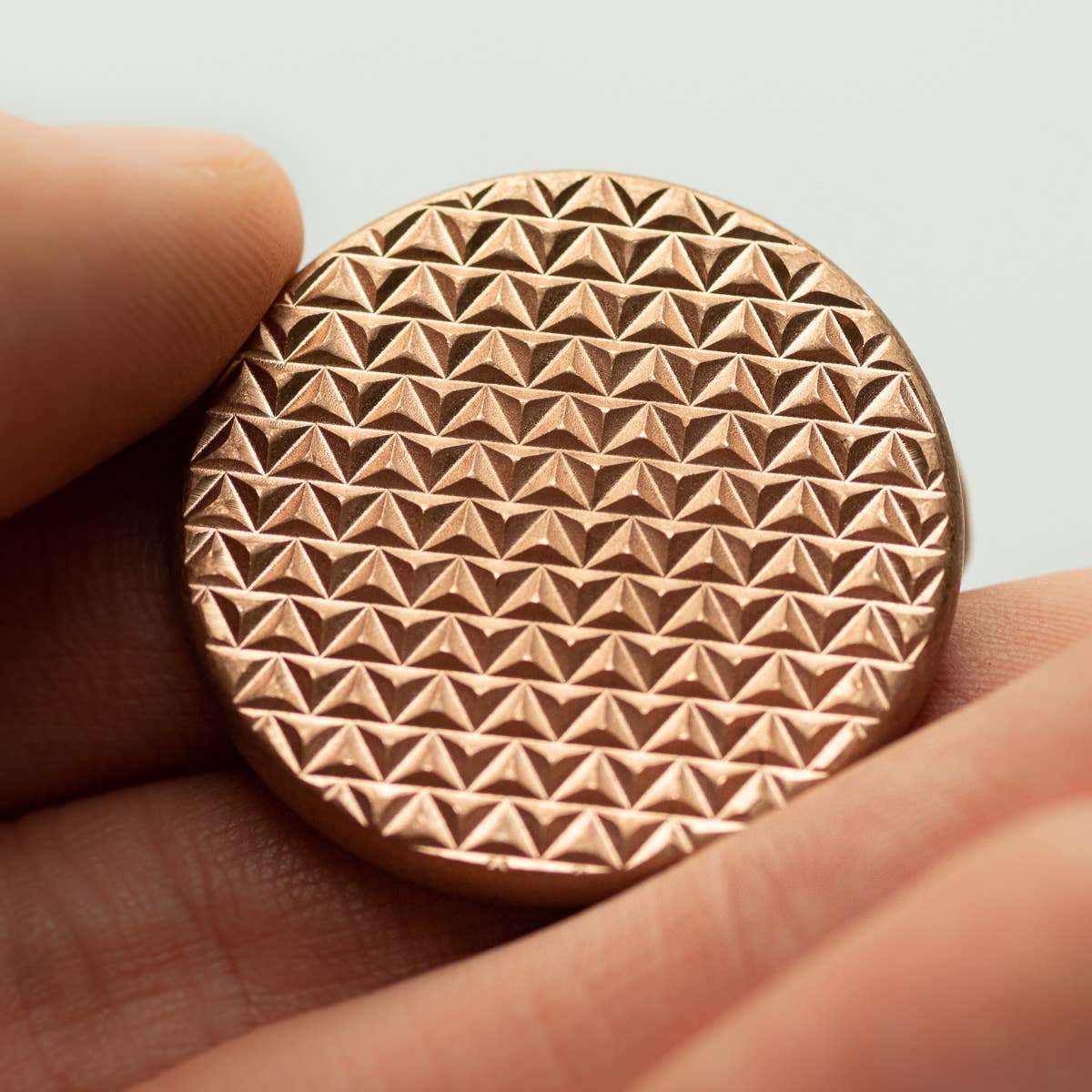 Shire Post Mint - Wholesale Keepsake Coin/Token - Duplex Worry Coin - Geometric and Hammered Copper Coin12