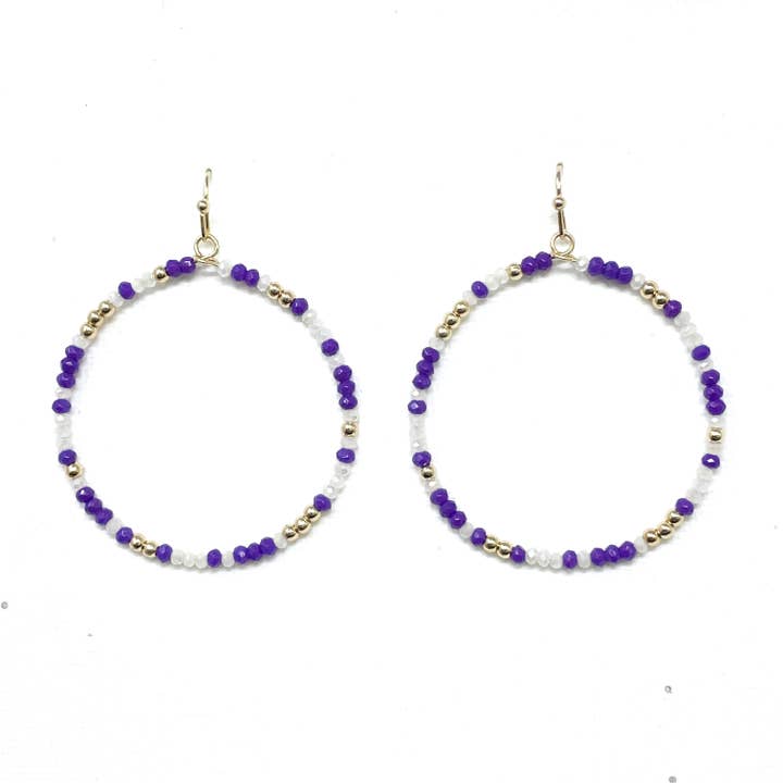 TIGRE VIOLET BLANC pour la vente par Meghan Browne Style