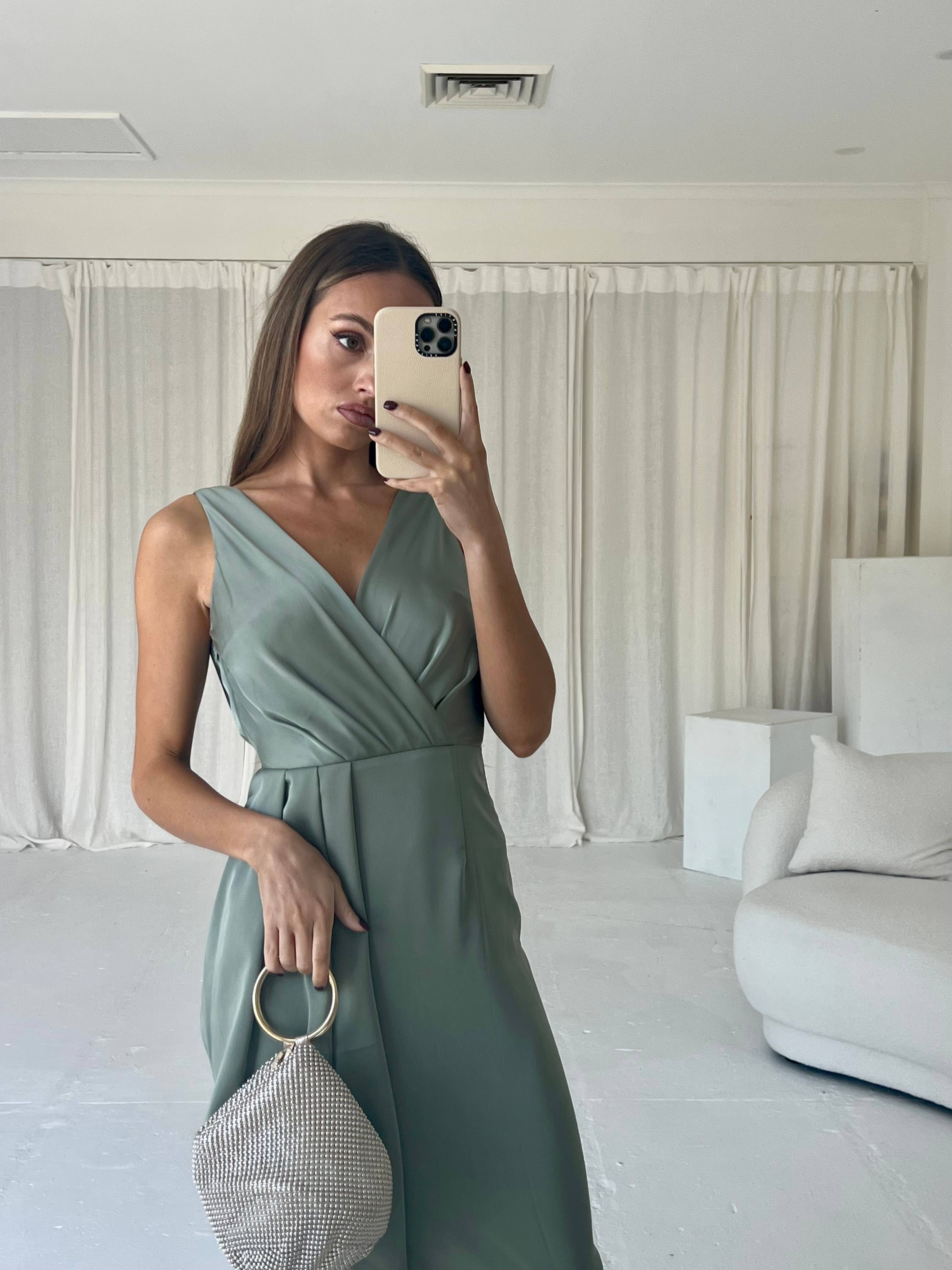 Twosisters The Label - Wholesale Dress - Women's - Goddess Dress - Sage5