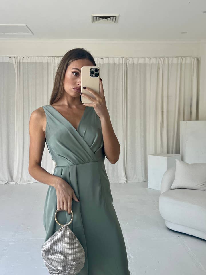 Twosisters The Label - Wholesale Dress - Women's - Goddess Dress - Sage5