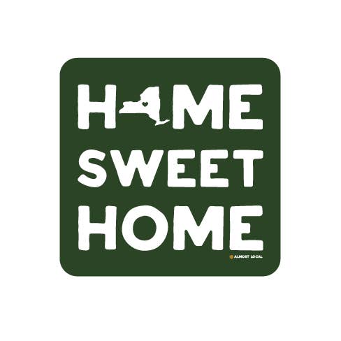 Home Sweet Home New York Sticker for wholesale by Almost Local