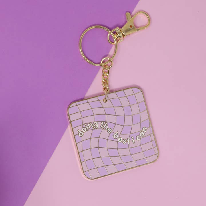 Doing The Best I Can Keychain for wholesale by Made Au Gold