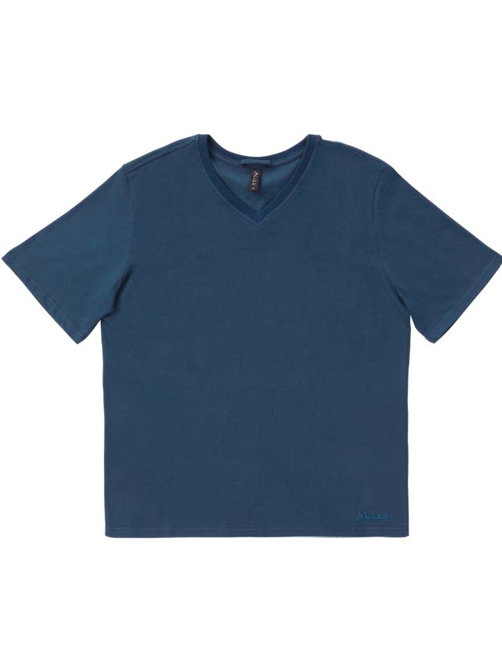 Low-Key V Oversized Unisex T-Shirt in 100% Pima Cotton for wholesale by Ality Designs, Inc.