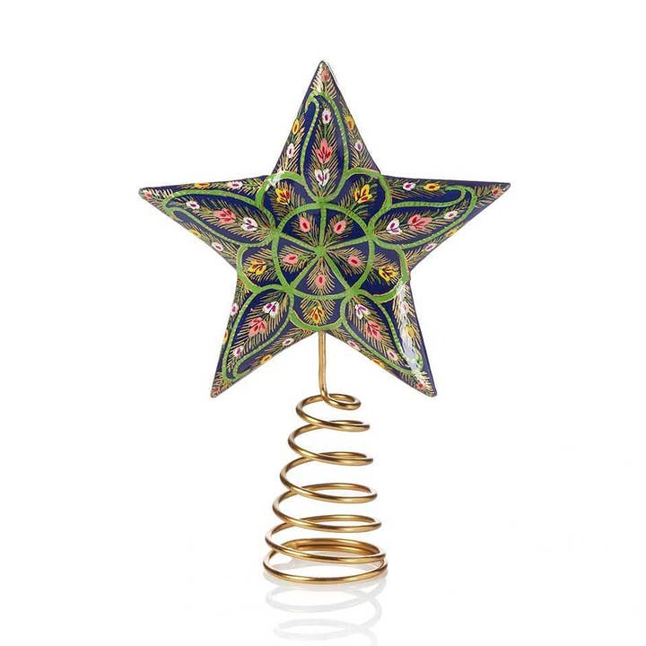 SERRV International - Wholesale Tree Topper - Paizale Kashmiri Star Tree Topper0