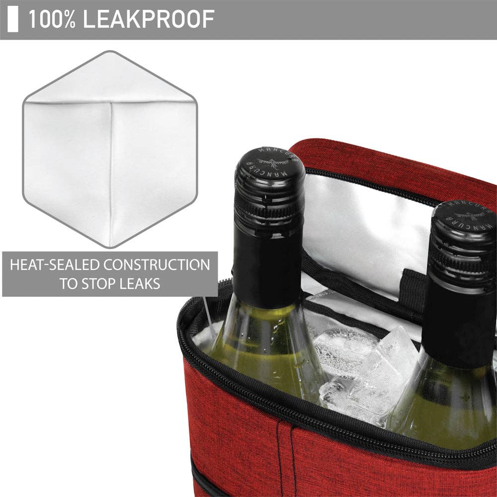 OPUX – Großhandel Weintasche – Weintragetasche für 2 Flaschen8